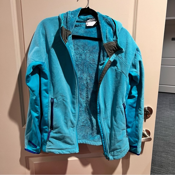 SALOMON Fuzzy lined blue light (but very warm) jacket - Picture 1 of 3